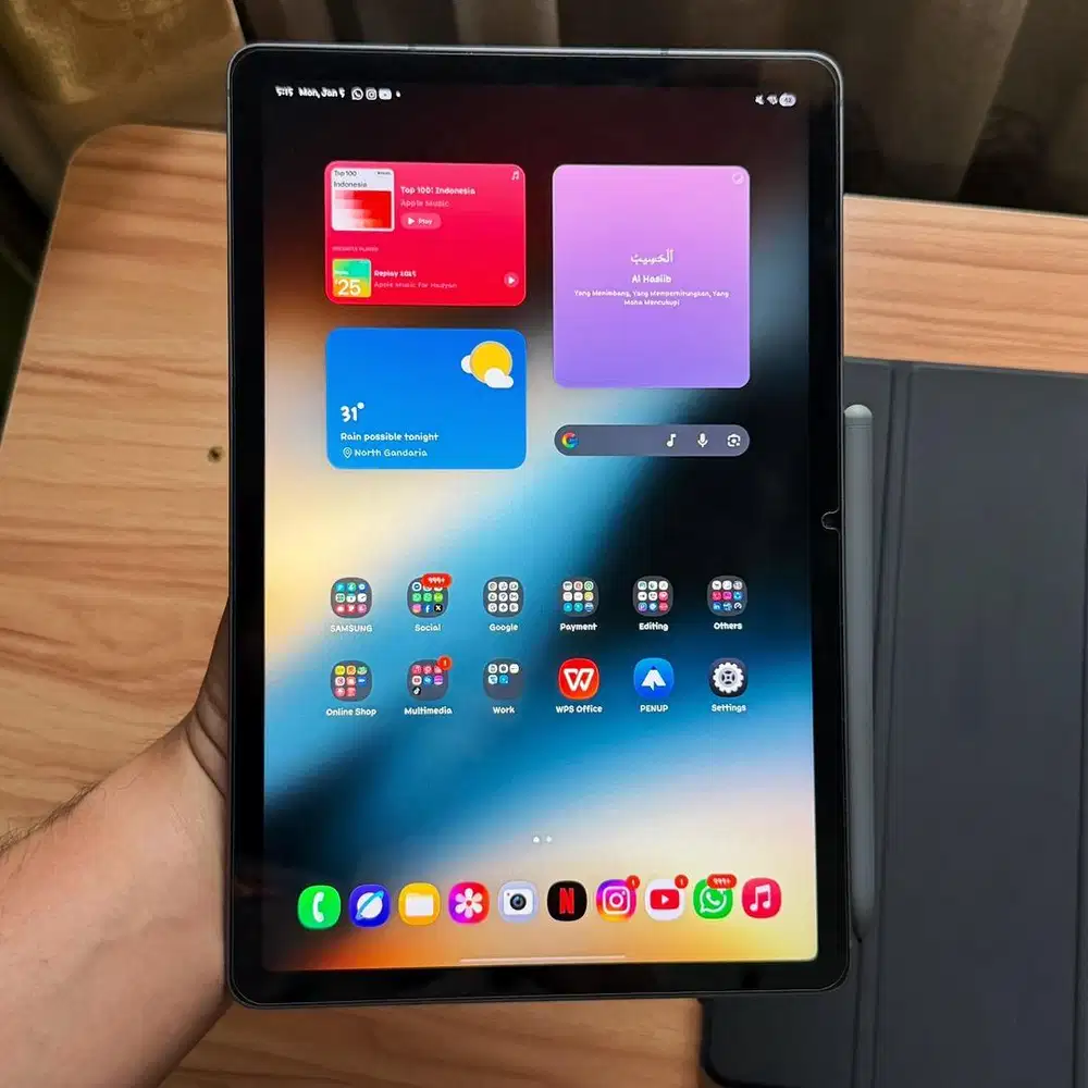 Samsung Galaxy Tab S9 FE Wifi Resmi Mulus