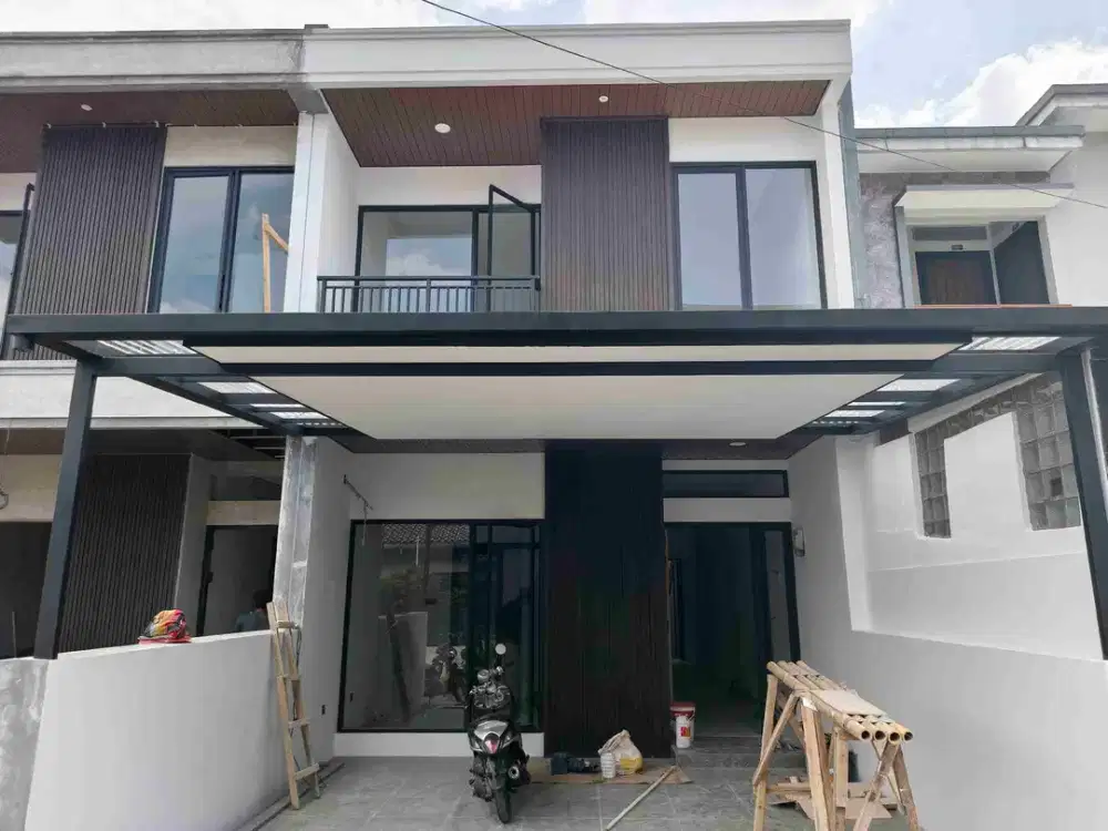 Rumah modern baru di komplek buahbatu pasir salam