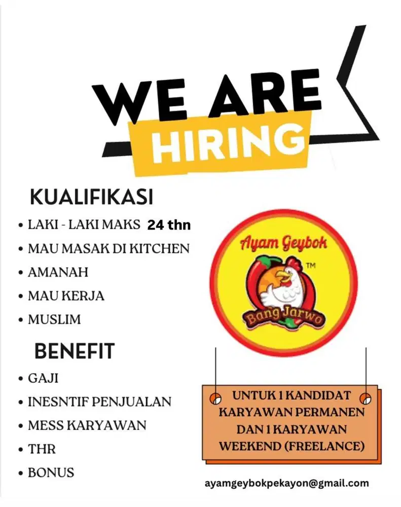 Lowongan kerja freelance sabtu - minggu