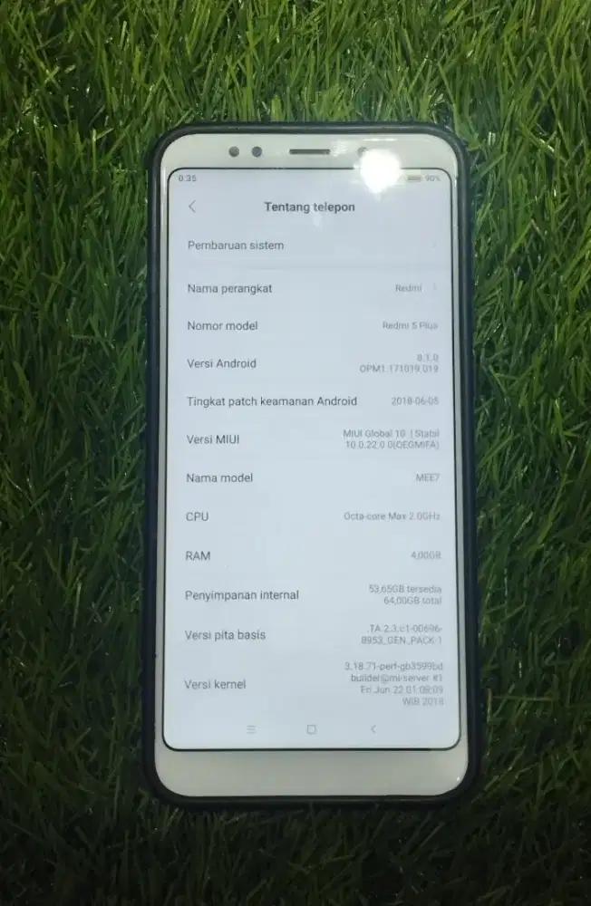 REDMI 5 PLUS RAM 4/64