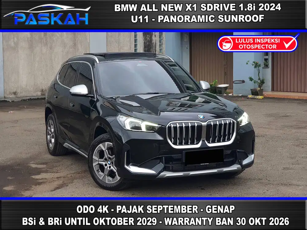 PANORAMIC SUNROOF BUNGA=4.5% ALL NEW BMW X 1 SDRIVE 1.8i 2024 X1 2024