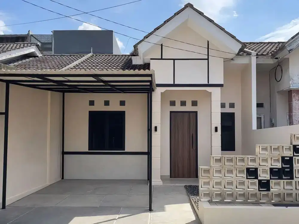 Rumah Modern Minimalis Siap Huni di Komplek Karawaci Residence Kelapa Dua Tangerang.