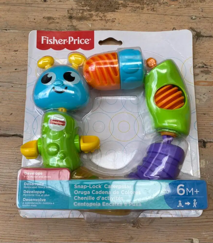 Fisher Price SnapLock Caterpillar Ori Baru