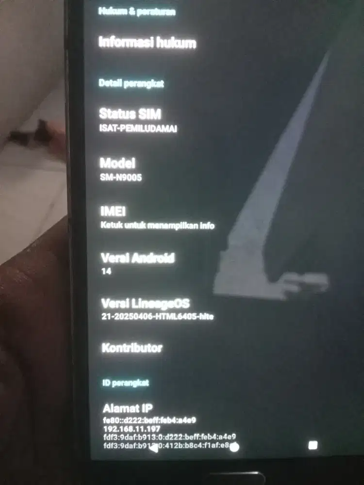 Samsung note 3 4G n9005 OS14 ram 3/32