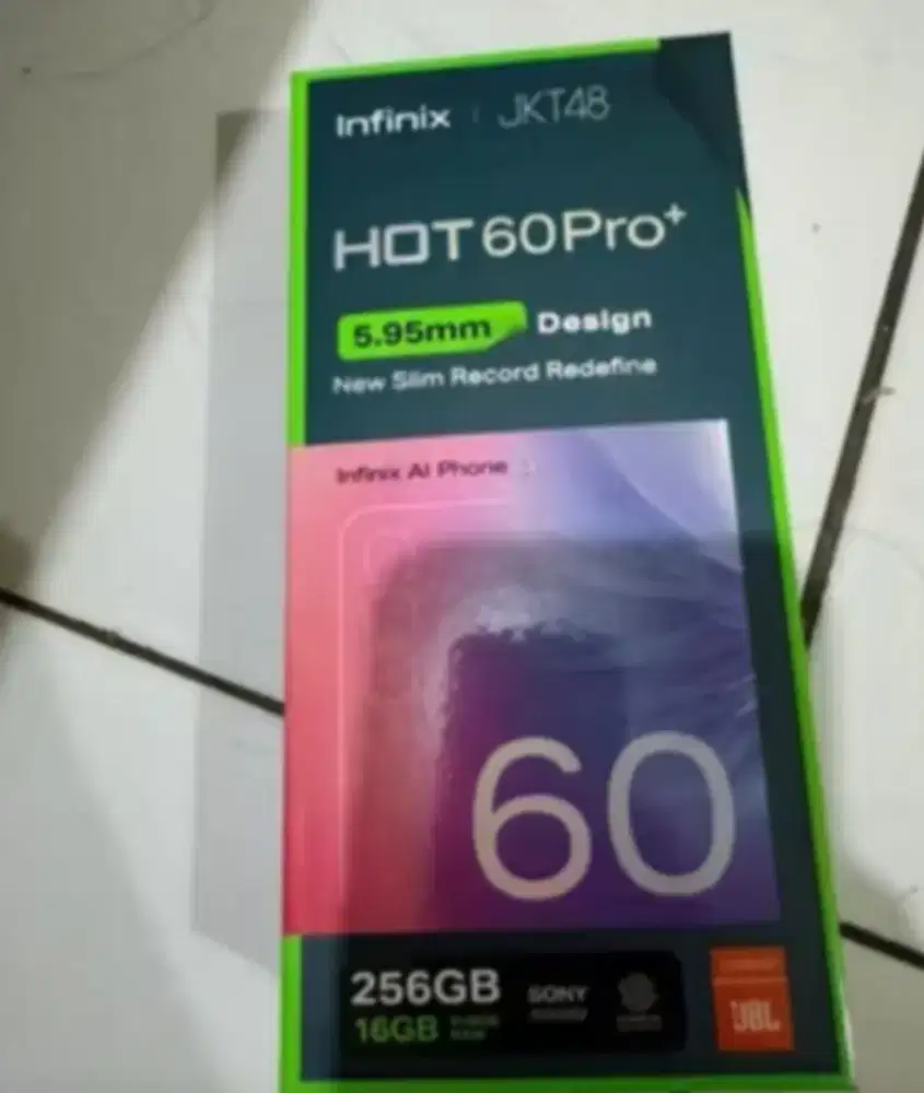 Infinix hot 60 pro plus 8/256gb masih segel dus
