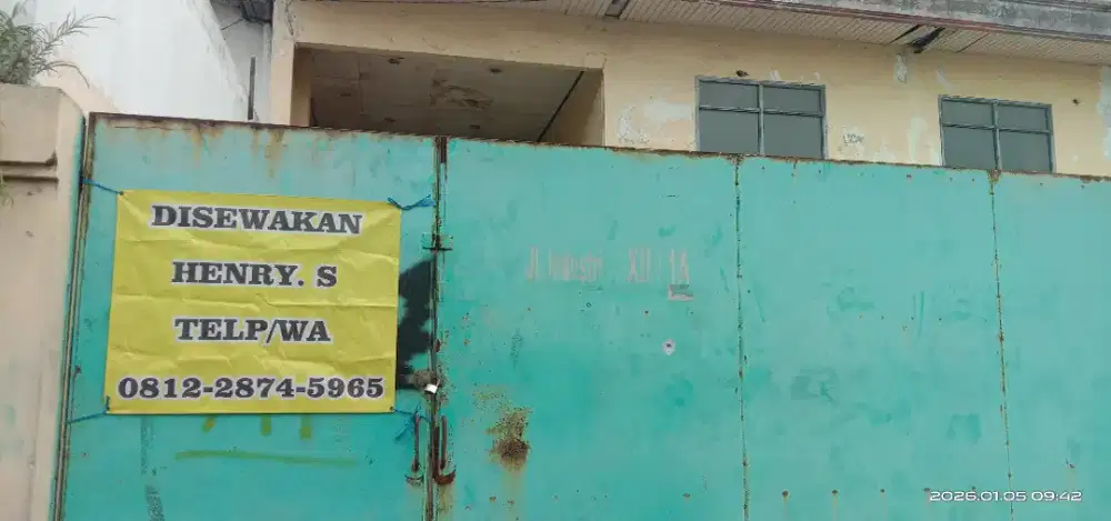 Disewakan Gudang ada untuk kantor di Lt 2