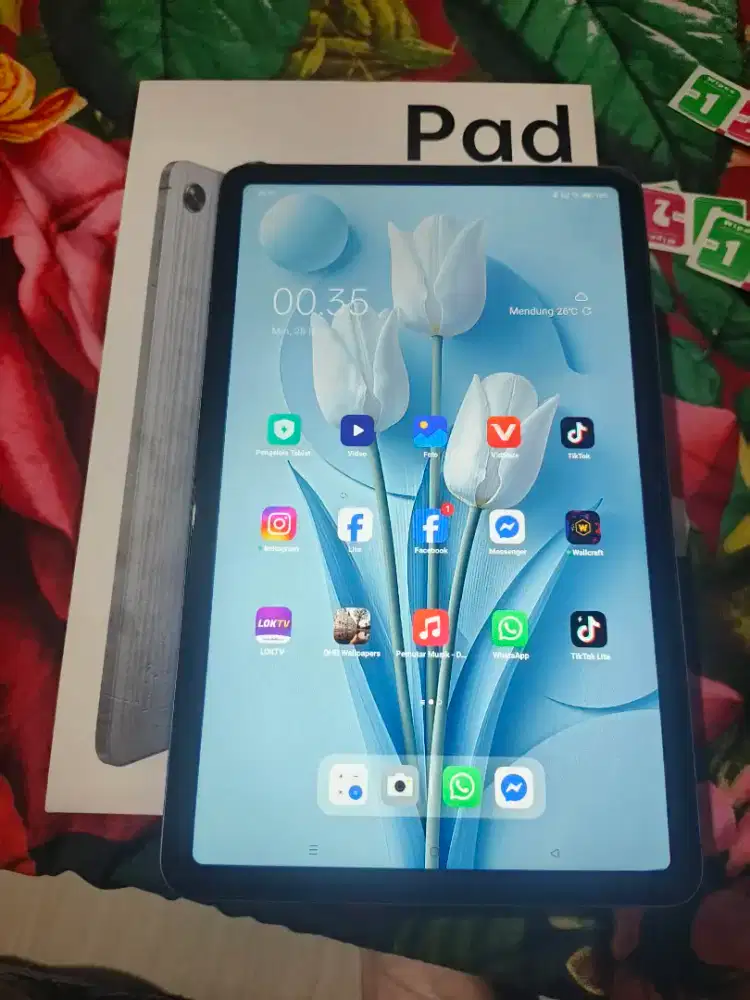 Oppo pad air 4/128 wifi fullset mulus