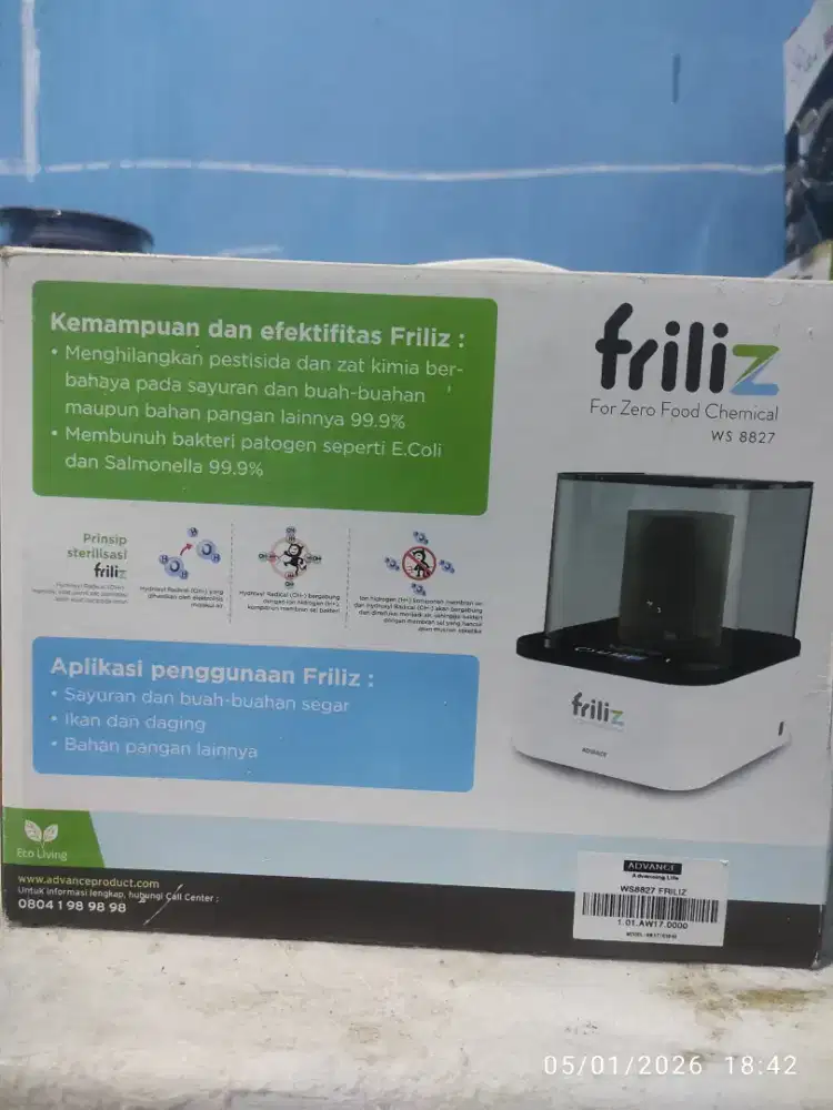 Friliz For Zero Food Chemikal WS 8827