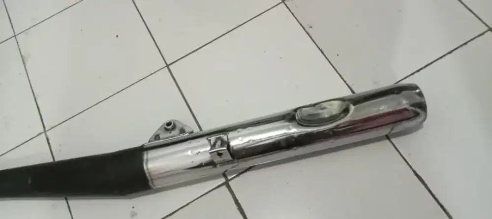 Knalpot rxking setengah plat