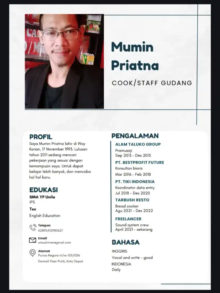 Cook and bread cooker