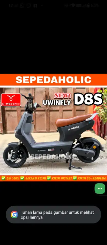 sepeda listrik uwinfly d8s