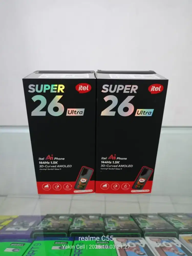 Itel S26 Ultra 8/256 GB Layar Curved AMOLED 6000 mAh Garansi Resmi