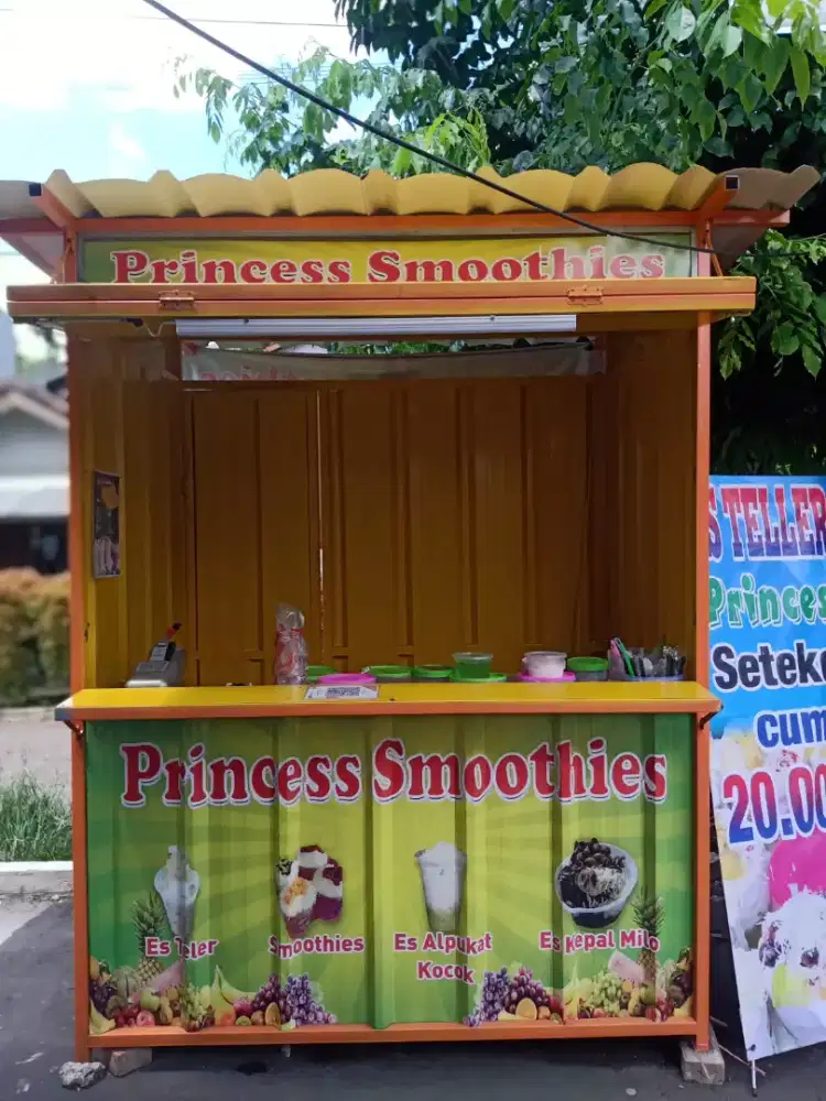 Gerobag jualan model box