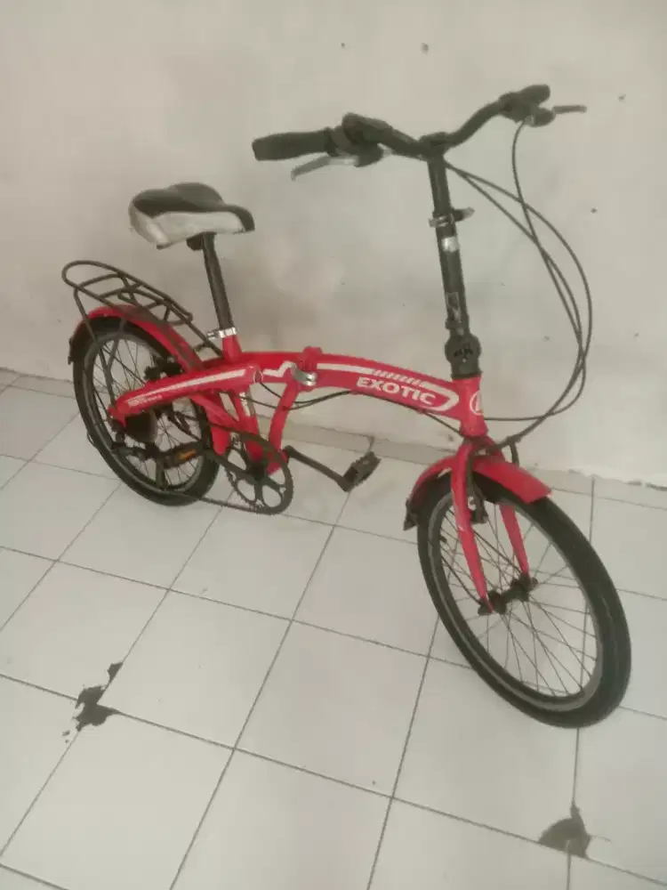 Jual sepeda lipat merk EXOTIC UK 20