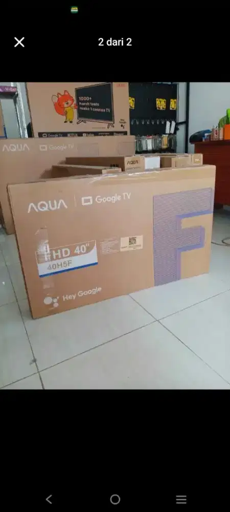 Aqua google TV 40 Inc FHD garansi resmi 5 tahun