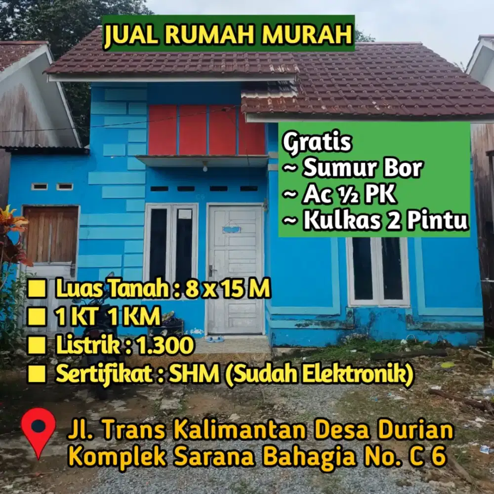 Jual rumah murah