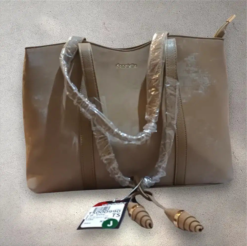 [BARU] Tas DONATELLO Suede Khaki TS000990 Original