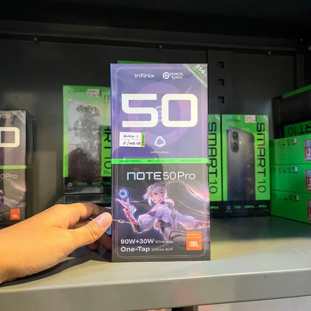 Infinix Note 50 Pro New Wireless charger Ram 8+8/256