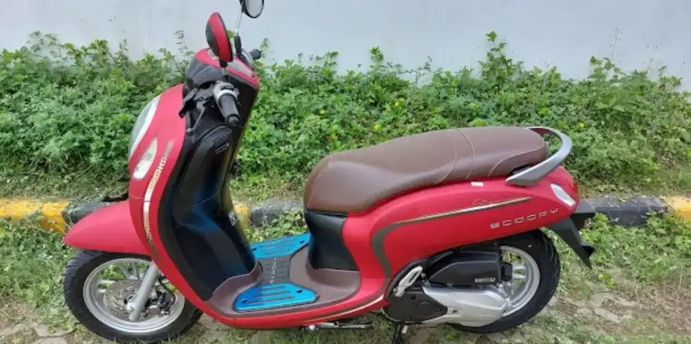 Jual motor secopy merah doff tahun 2023