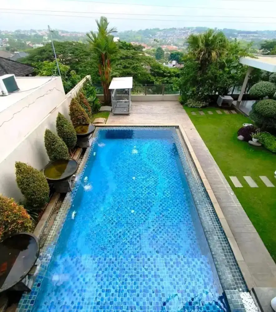 Jual cepat rumah mewah kolam renang pribadi citrasun garden tembalang