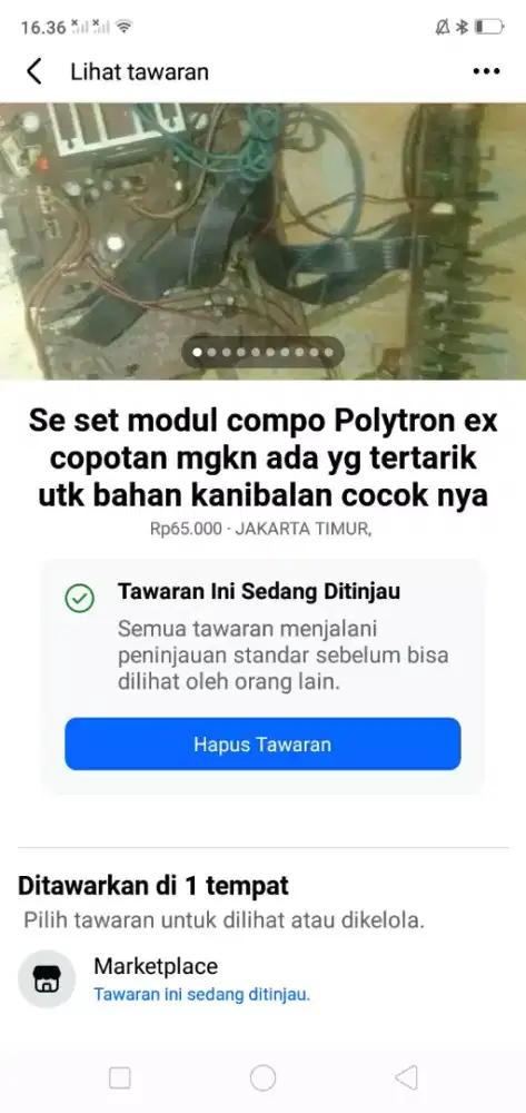 Se set modul audio compo Politron bhn kanibalan mgkn tertarik murah sj
