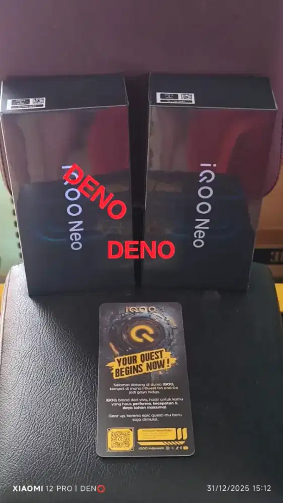 Vivo iQoo Neo 10 - RAM 16+16=32Gb , Internal 512Gb.