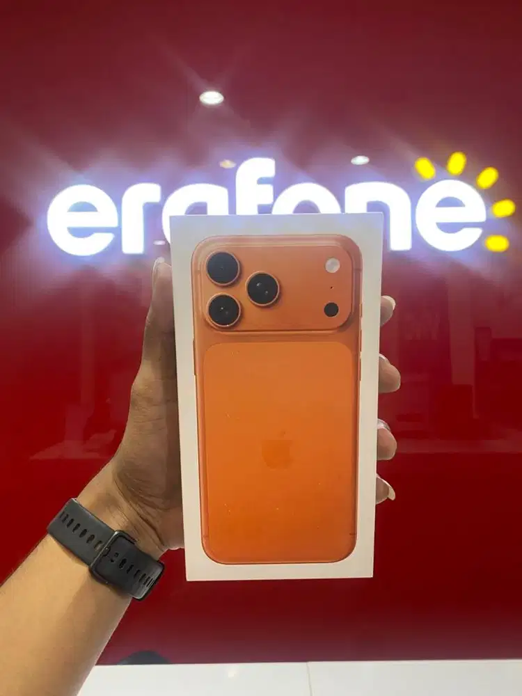 iPhone 17 promax 257 orange new garansi resmi