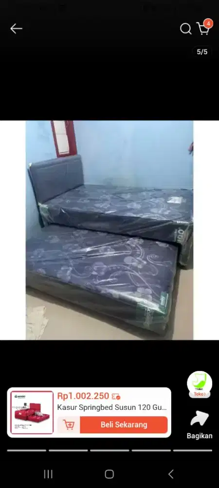Kasur Springbed Susun