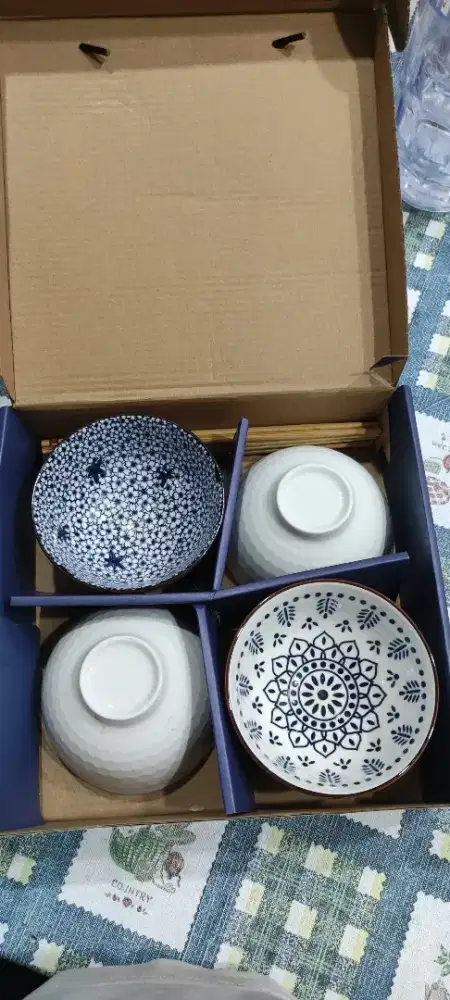 4set Mangkok Keramik