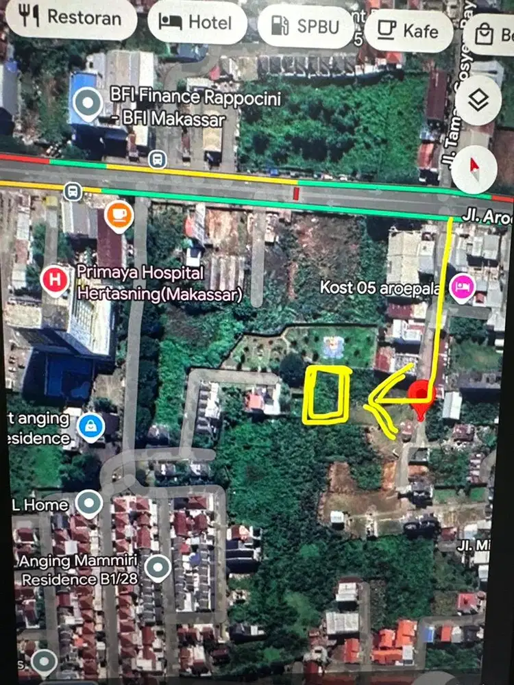 Jual murah tanah dekat perumahan anging mammiri dan jalan hertasning