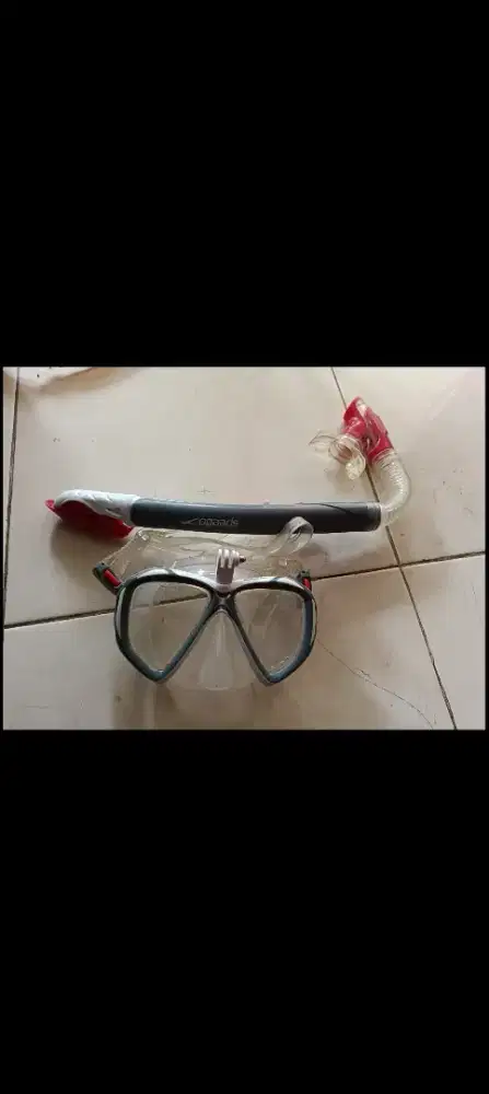 Dijual 1 set Kacamata Speedo original Snorkling siap pakai
