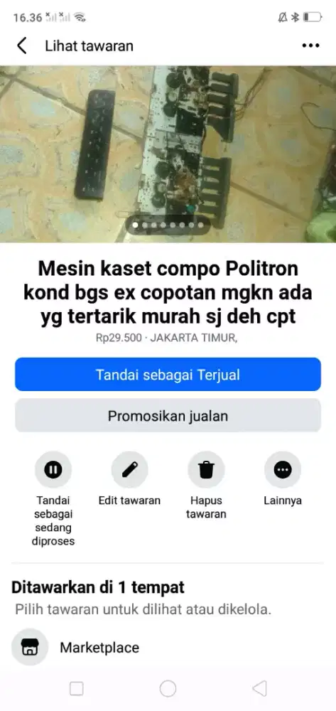Tape caset audio compo Polytron lawas kond bgs mgkn ada yg perlu murah