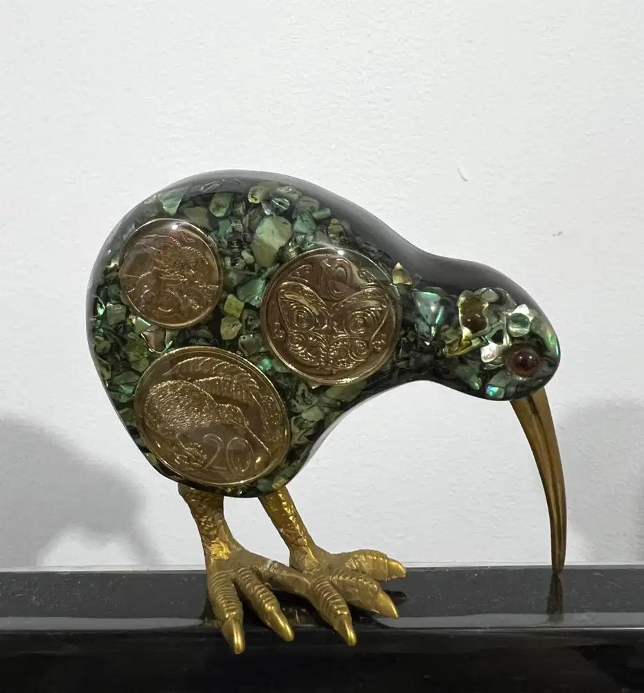 Vintage Paua New Zealand Kiwi Coins