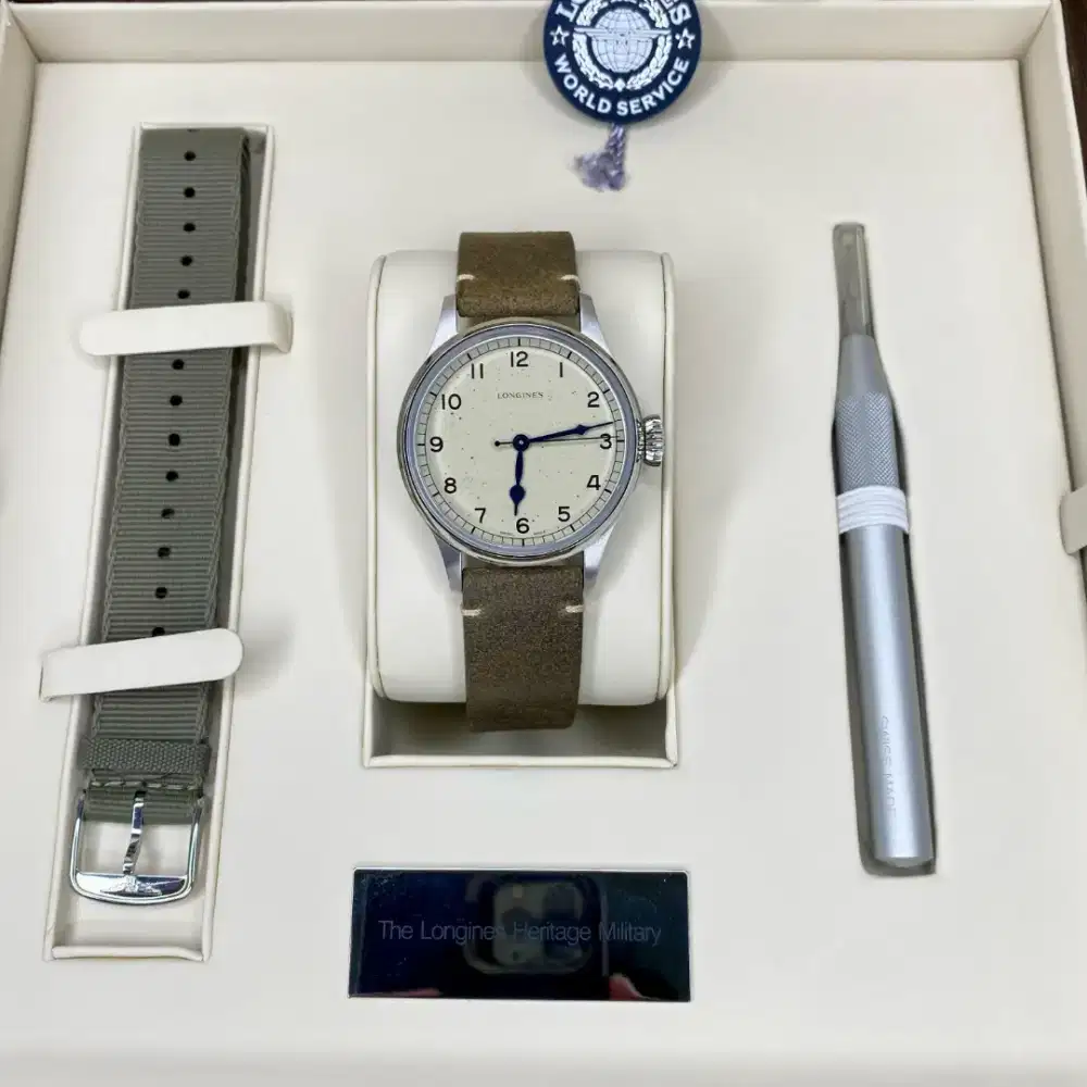 [For Sale] Longines Heritage Military L28194932 Like New (2023)