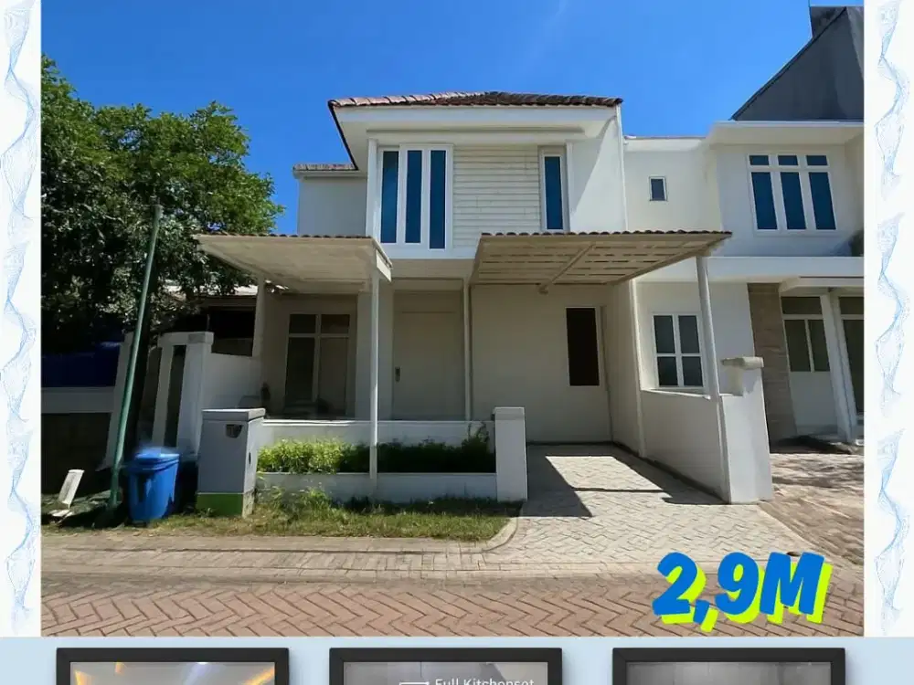 Dijual Rumah 2 Lantai Siap Huni di Taman Puspa Raya Citraland - Surabaya Barat