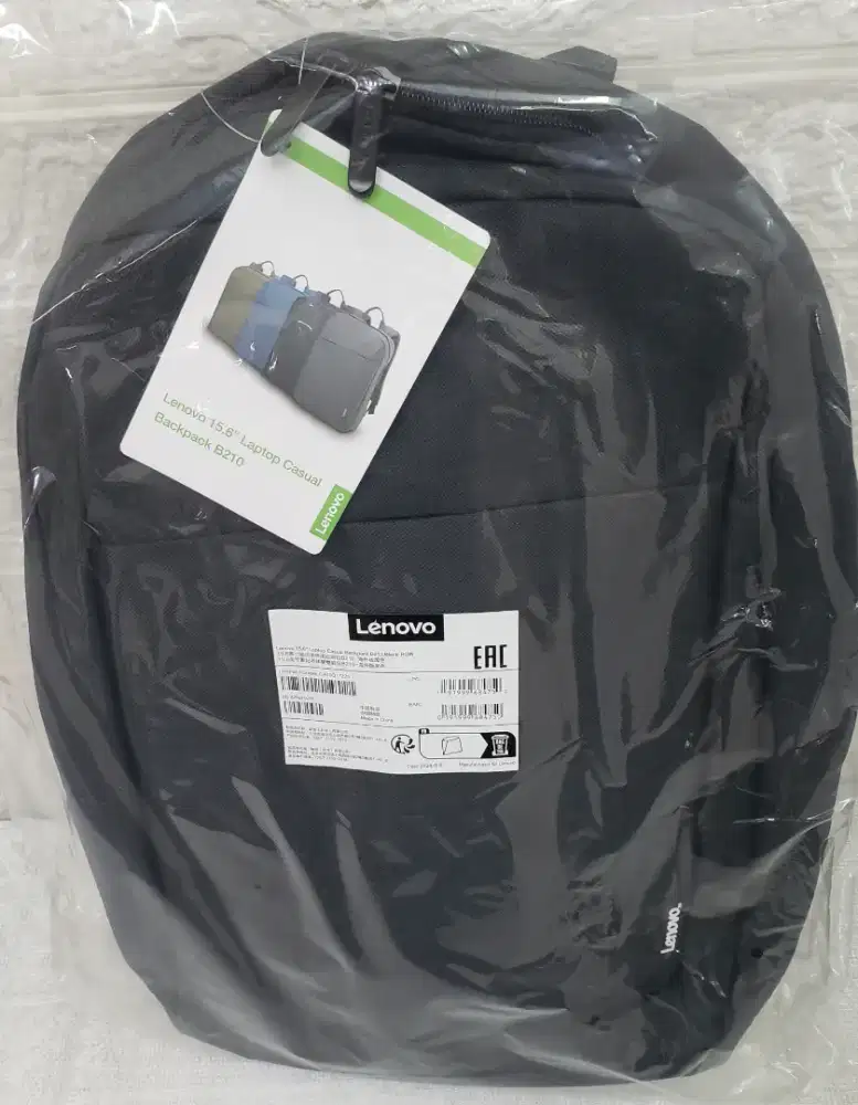 Tas Backpack Casual Lenovo B210 15.6inch Black Row Original