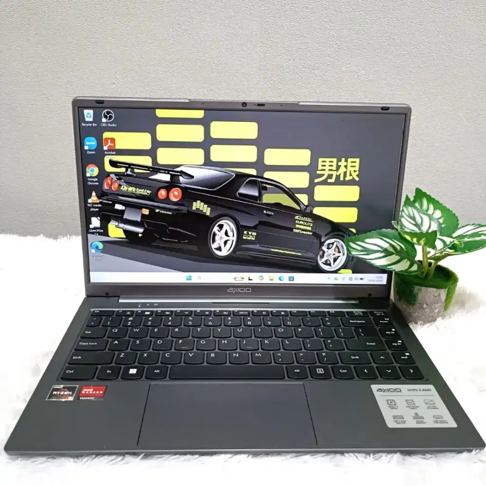 LAPTOP AXIOO HYPE 5 X3 RYZEN 5 3500U RAM 8GB SSD 256GB LAYAR 14.0 FHD