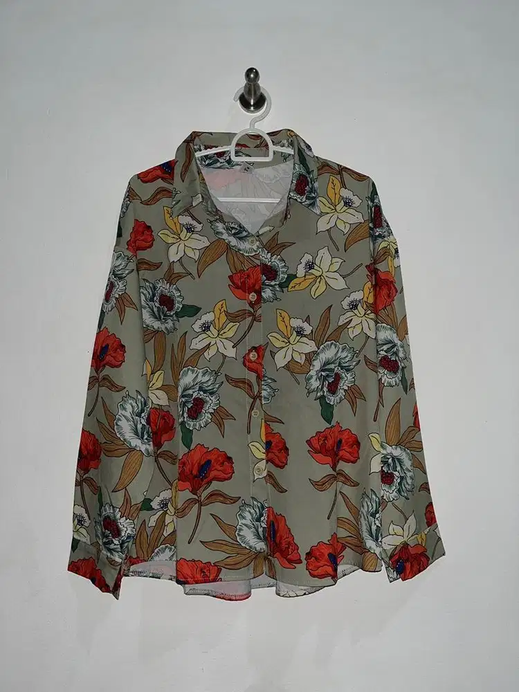 Baju Kemeja Bunga