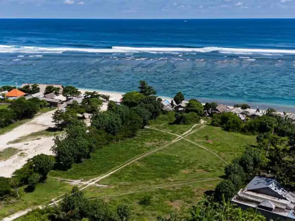 tanah sewa view pantai Pandawa  cocok utk villa