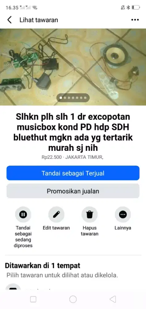 Slhkn plh slh 1 set dr ex copotan audio musicbox kond hdp mgkn perlu