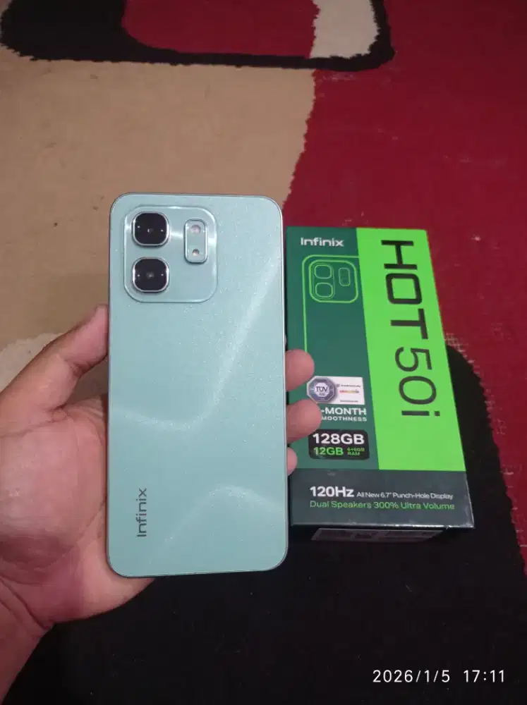 BISMILLAH INFINIX HOT 50i RAM 6/128 FULSET MULUS