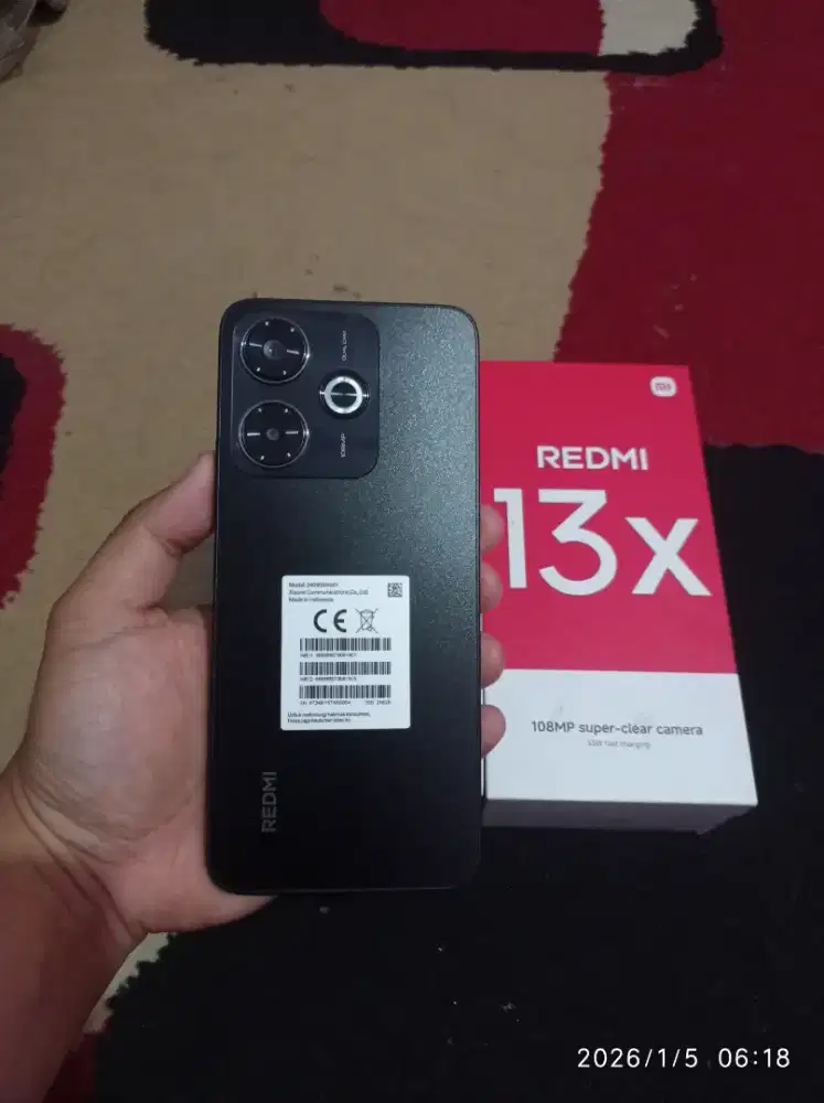 BISMILLAH REDMI 13X RAM 8/256 FULSET MULUS
