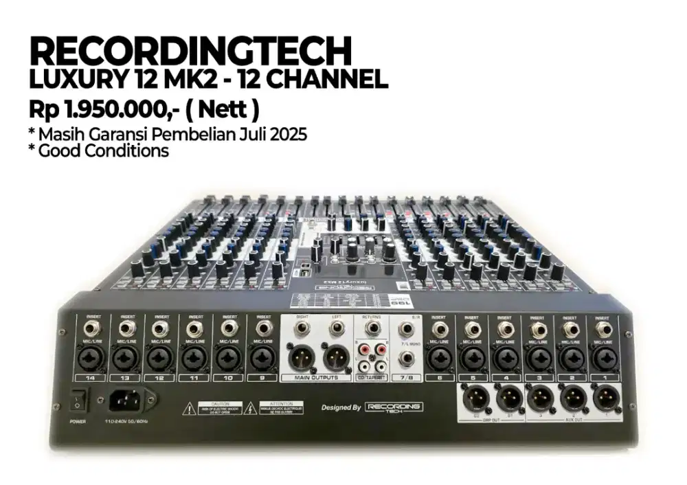 MIXER YAMAHA & RECORDING TECH