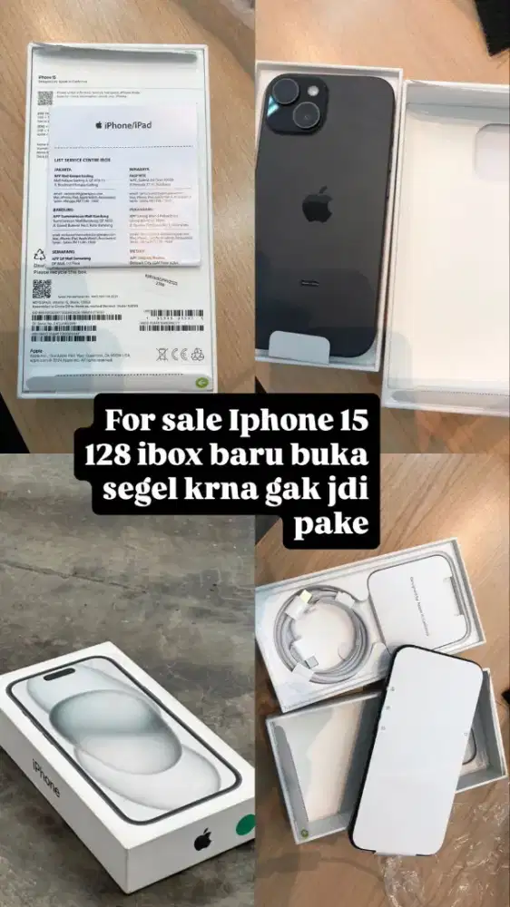iPhone 15 128gb garansi ibox