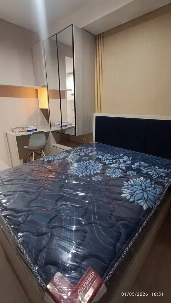 Apartemen Kyo Studio Unit Baru Full Perabot View Pool