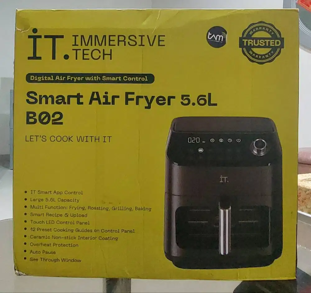 SMART AIR FRYER KAPASITAS 5.6L