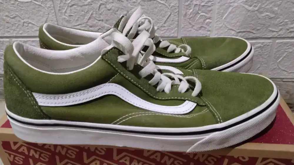 Sepatu Vans old skool green