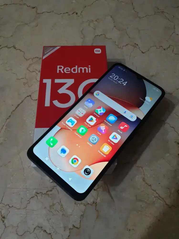 Redmi 13c 6/128 lengkap siap pakai