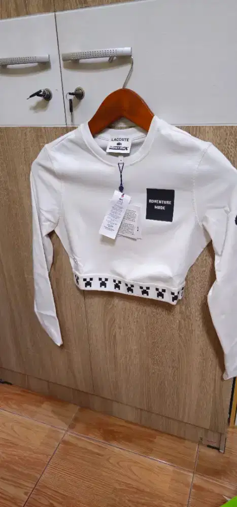 Lacoste Croptop Sweater Collab Minecraft