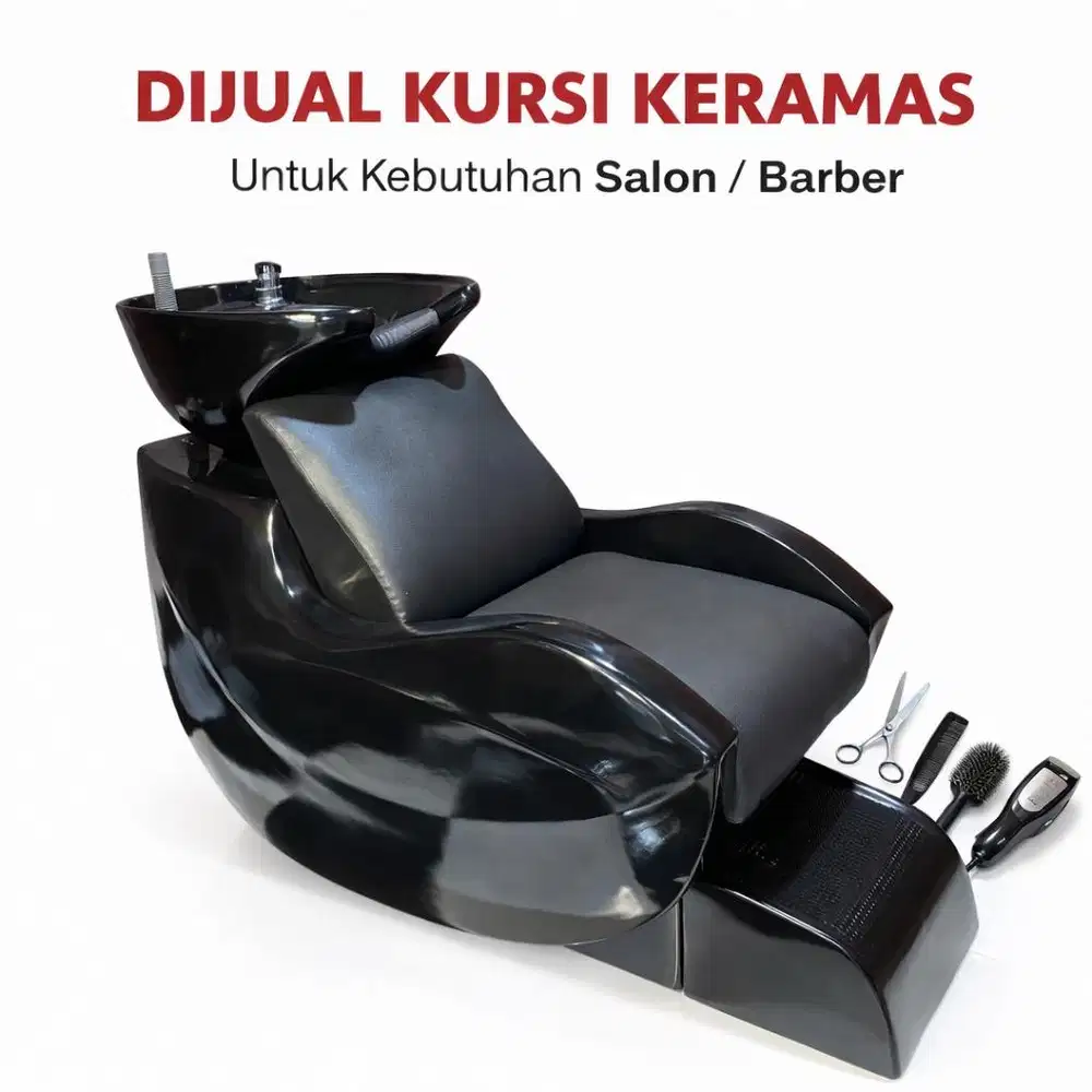 Dijual Kursi Keramas Salon/Barbershop Kondisi Istimewa Siap Pakai!